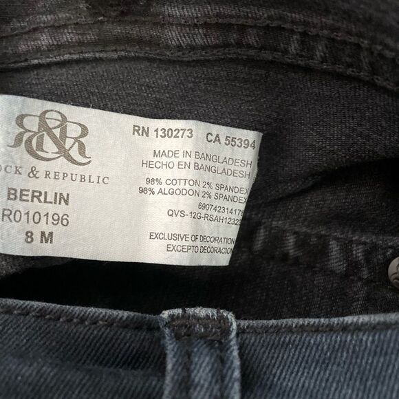 Rock & Republic Berlin Women's Size 8 Skinny Jeans - Picture 6 of 6